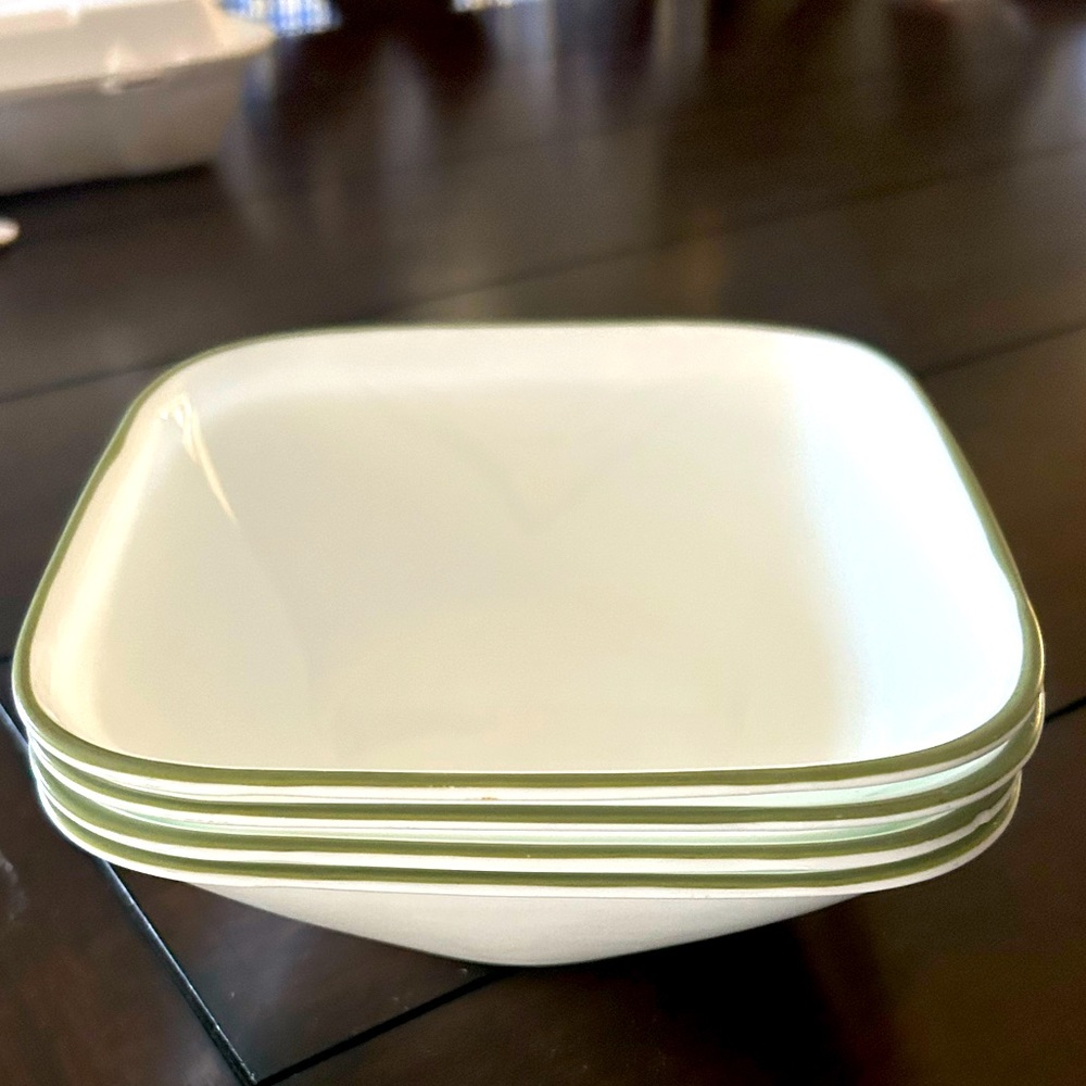 COPY - COPY - Corelle square bowls 22 oz.. set of 4 bowls